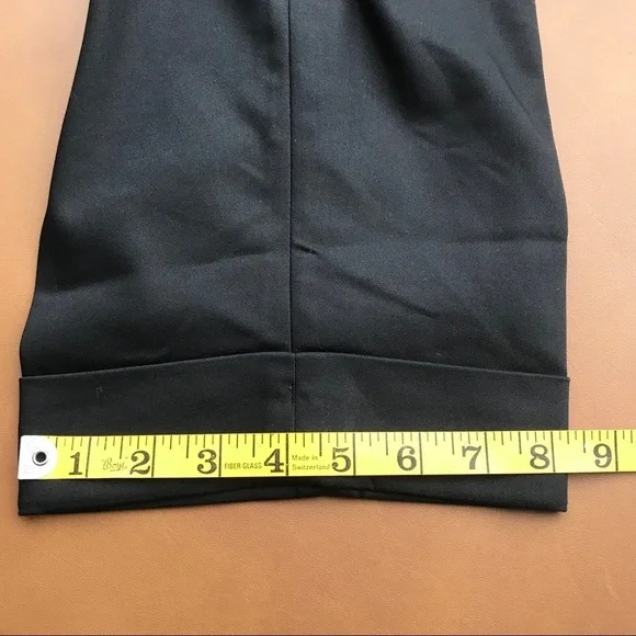 Lane Bryant Cuffed Black Dress Pants Size 16 - Picture 8 of 8